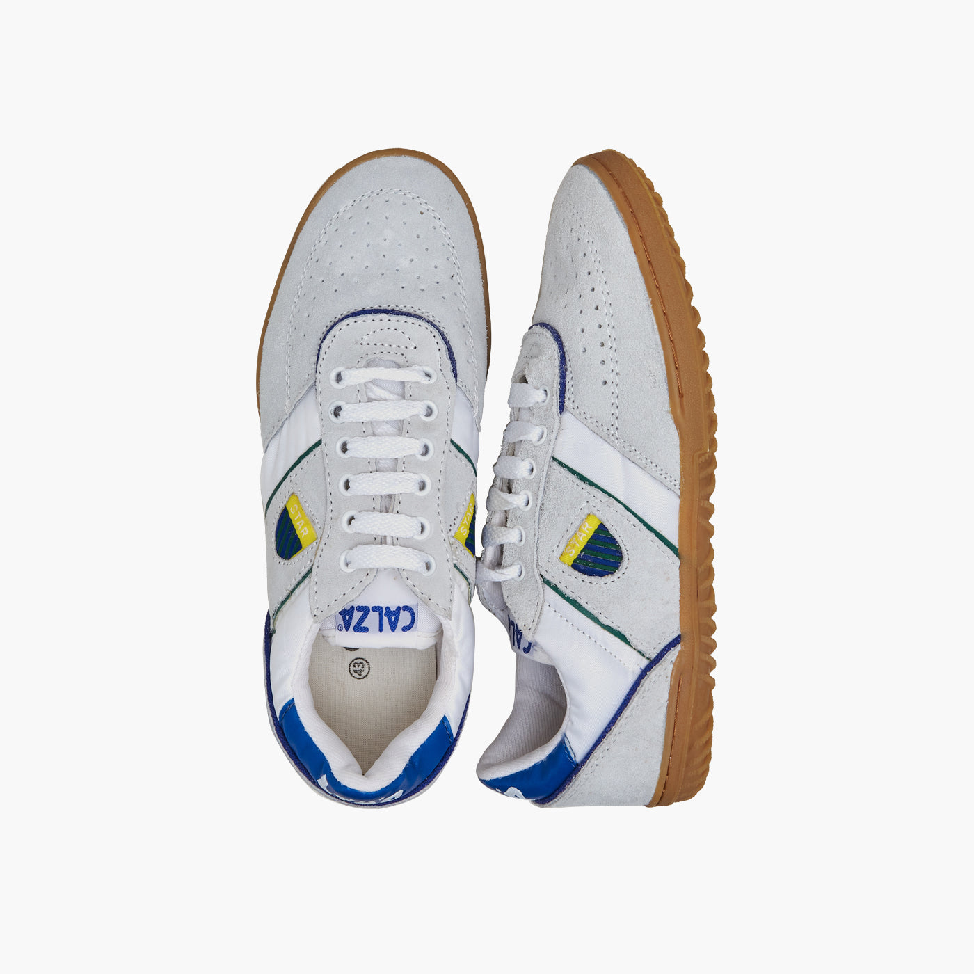 Men's Striped Leather Sneakers