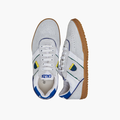 Men's Striped Leather Sneakers